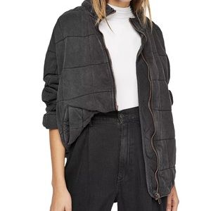 Free people dolman quilted oversized jacket xs